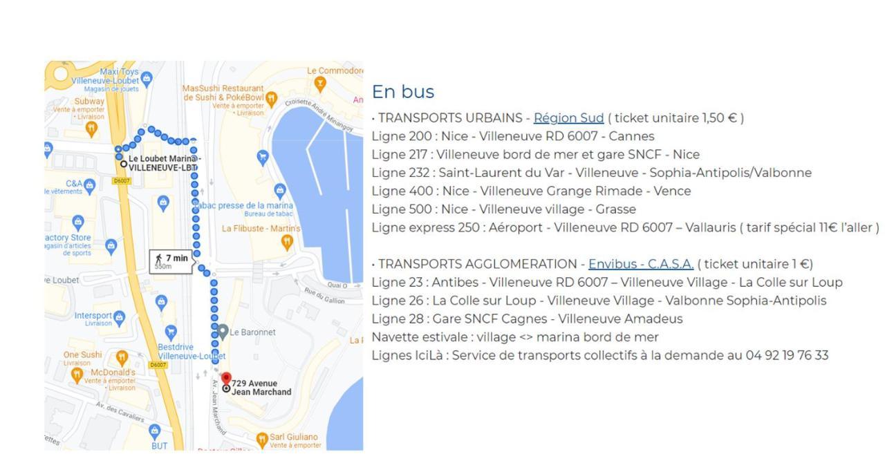 Venus - Climatise - Marina Baie Des Anges Apartman Villeneuve-Loubet Kültér fotó
