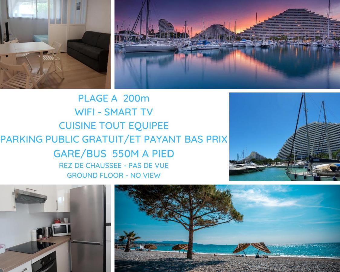 Venus - Climatise - Marina Baie Des Anges Apartman Villeneuve-Loubet Kültér fotó